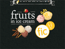 Tablet Screenshot of fruitsinicecream.com